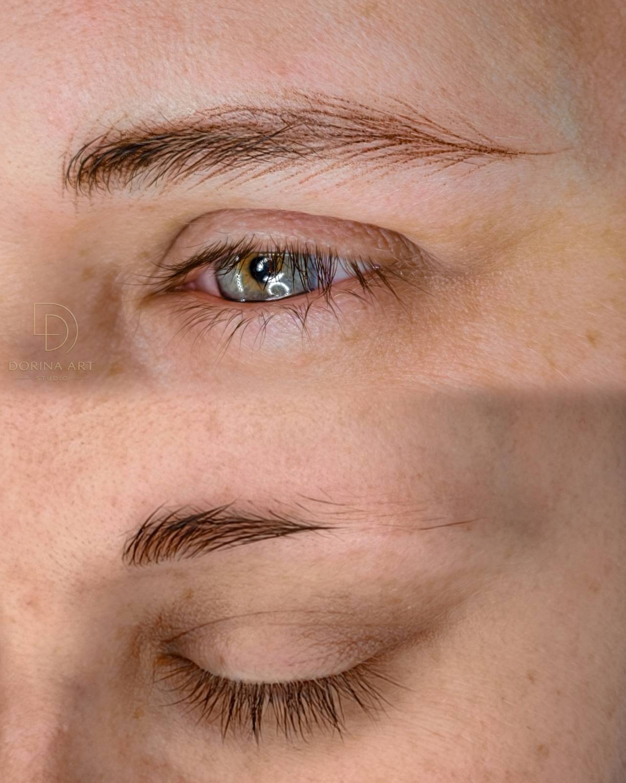 Symphony Brows szemöldöktetoválás eredmény Pécs – Dorina Art Studio